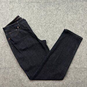 Chico's So Slimming Girlfriend Slim Leg Ankle Jeans Women's Size 0 / 4 Dark Wash